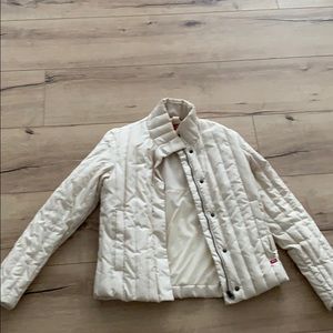 Cream puffer coat. Miss Sixty.